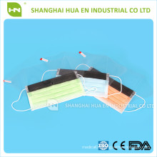 Disposable face mask with eye shield